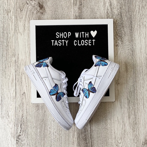 Nike custom 🦋 air force 1 sneakers - Picture 4 of 5